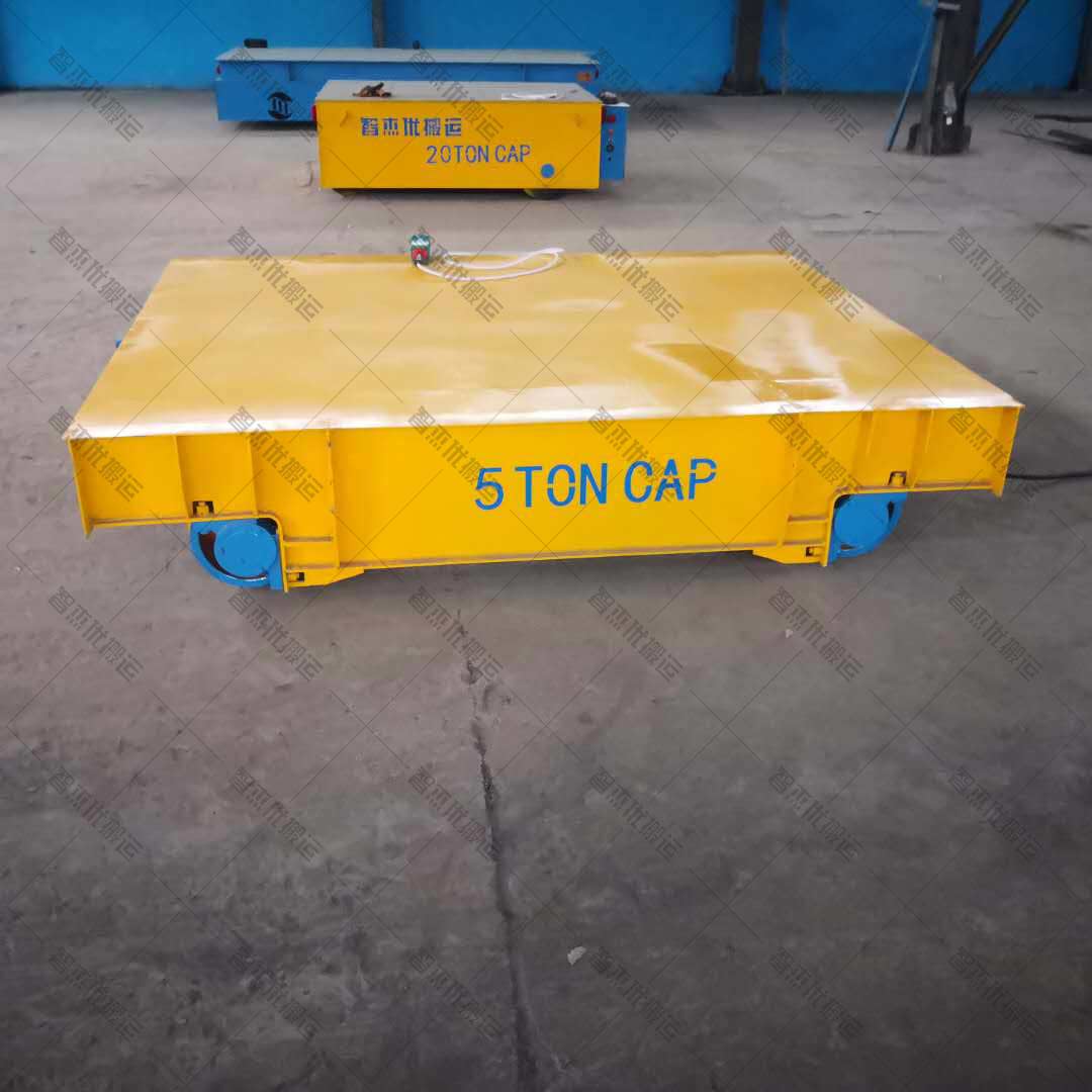 拖电缆轨道平板车