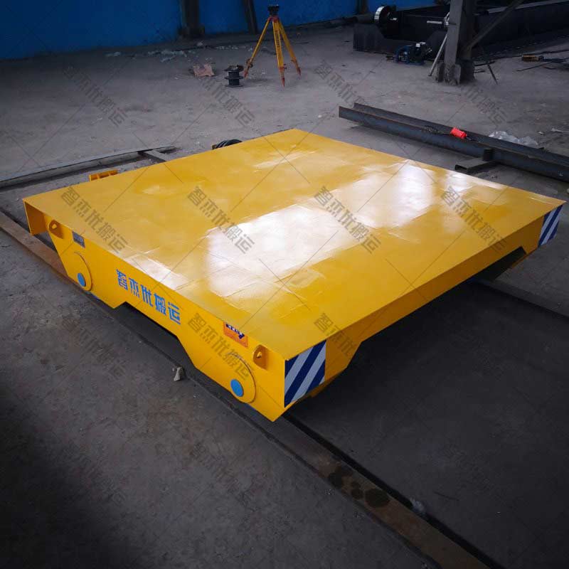 拖电缆轨道平板车